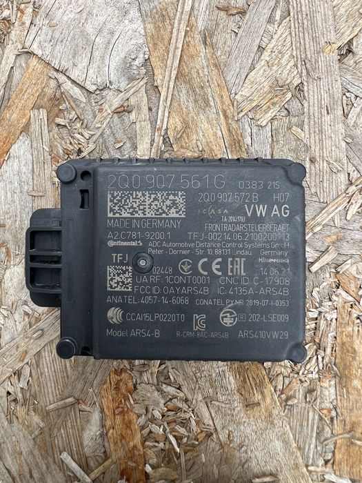 Senzor radar ACC distronic VW Skoda Seat Audi 2q0907561 Original