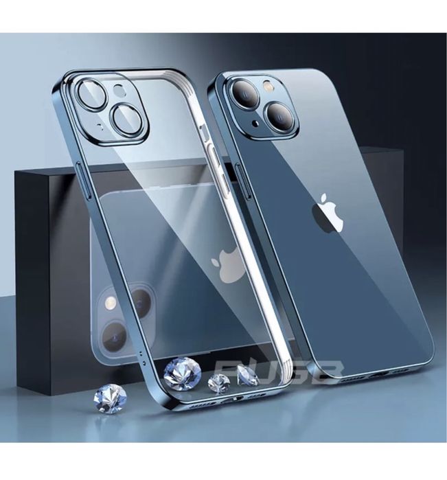 Husa Iphone 13/14/PRO/MAX Silicon Dream Case Margine Lucioasa Clara