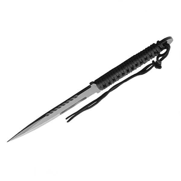 Cutit tactic de vanatoare, Arrow Knife, paracord, 19 cm
