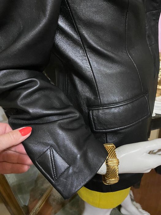 Geaca sacou Versace original piele naturala