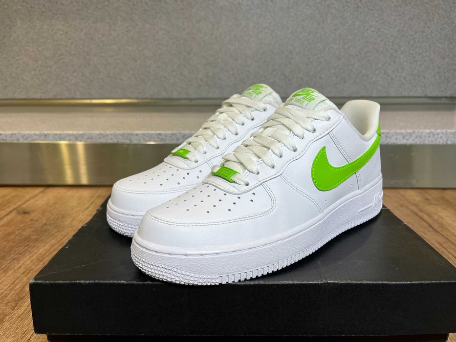ОРИГИНАЛНИ *** Nike Air Force 1 Low White Action Green