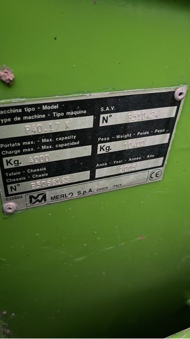 Merlo 40/17   3000 ore de functionare