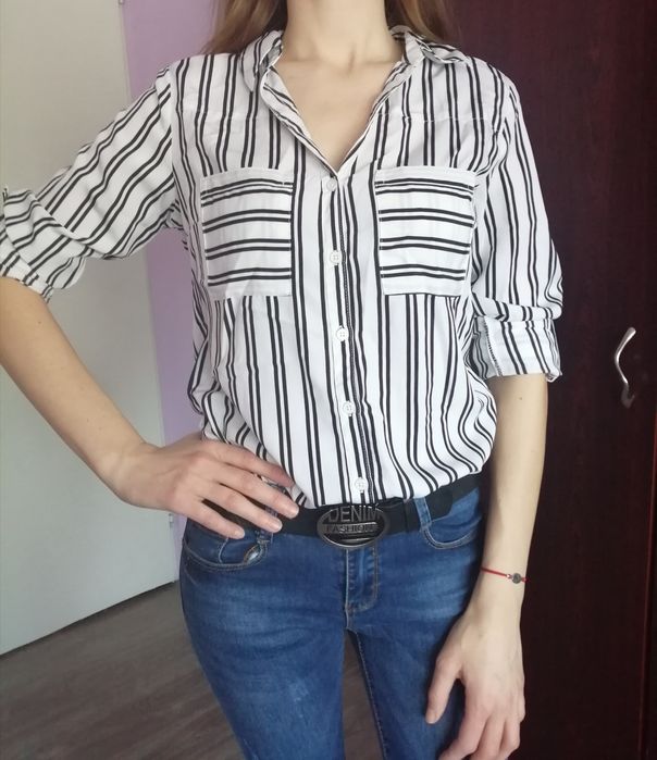 Дамска раирана риза