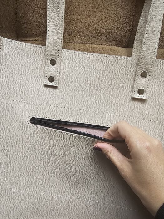 Чанта естествена кожа