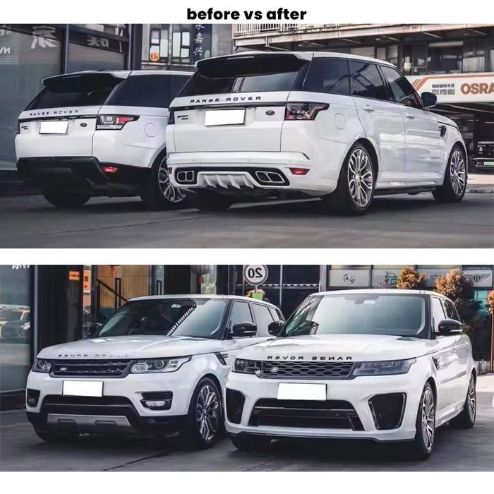 Пълен Бодикит Range Rover Sport L494 (2013 - 17) към SVR Facelift 2018