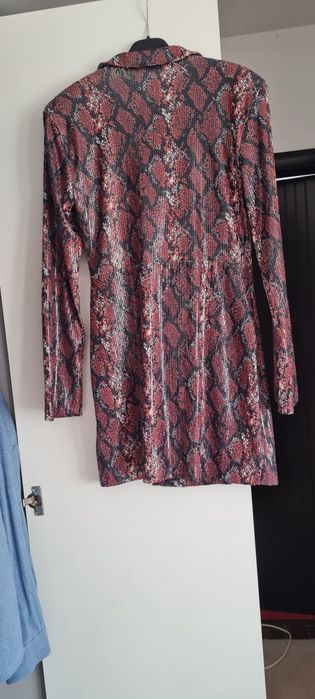 Sacou lung/Rochie cu imprimeu animal