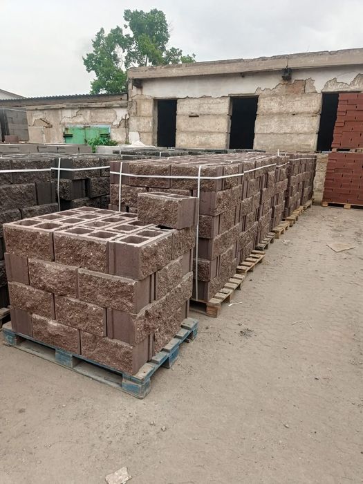 Пескоблок, рваные блоки, перегородочные