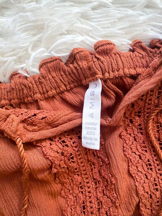 Bluză Boho, cu măneci evazate New Yorker, Mărimea XXS-XS-S