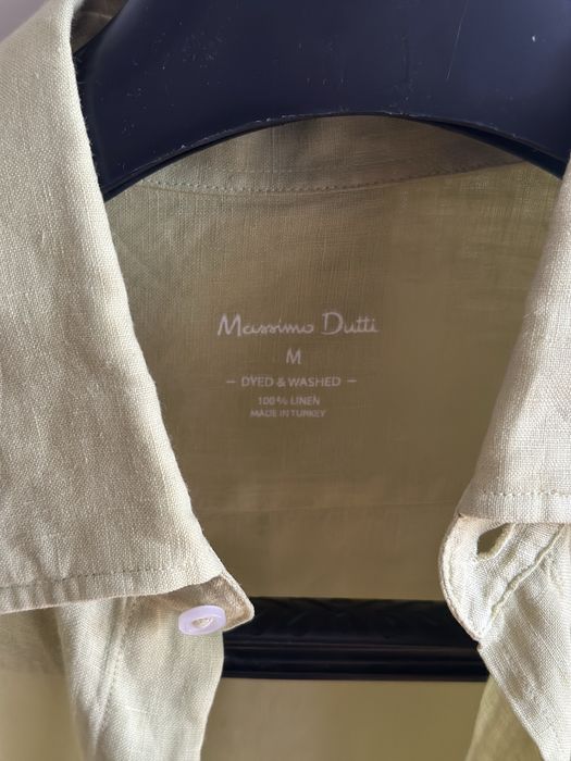 Massimo dutti - 100% лен - LIME - размер М
