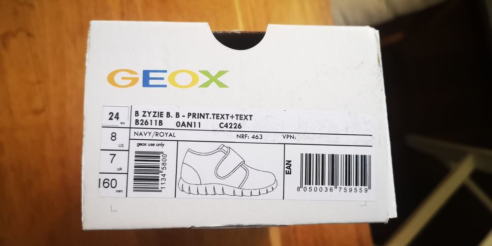 Geox детски пантофи 24 номер