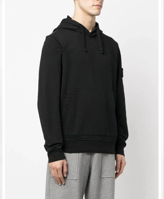 Stone Island Logo-Patch Hoodie  мъжки суичър оригинал