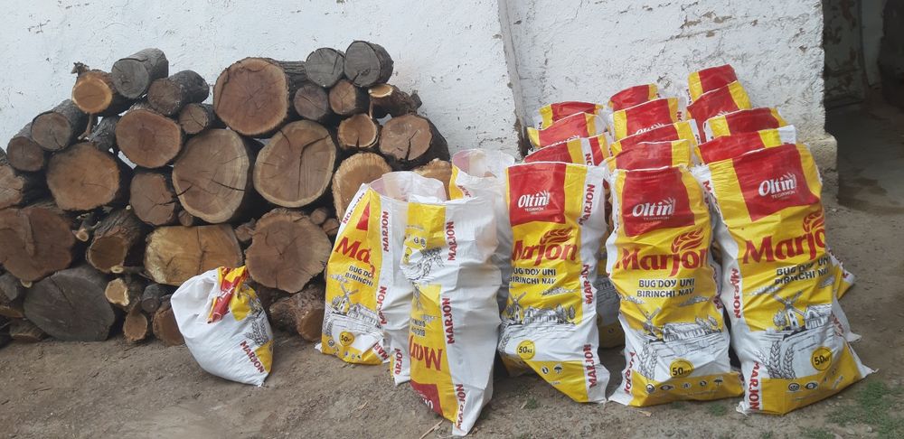 O'rik o'tinlar quruq 30,35 sm yorilgan dastafka bor labo