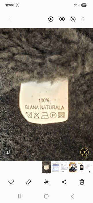 Vănd cojoc blană naturală în stare perfectă .