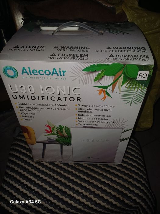Umidificator u30 ionic. alecoair