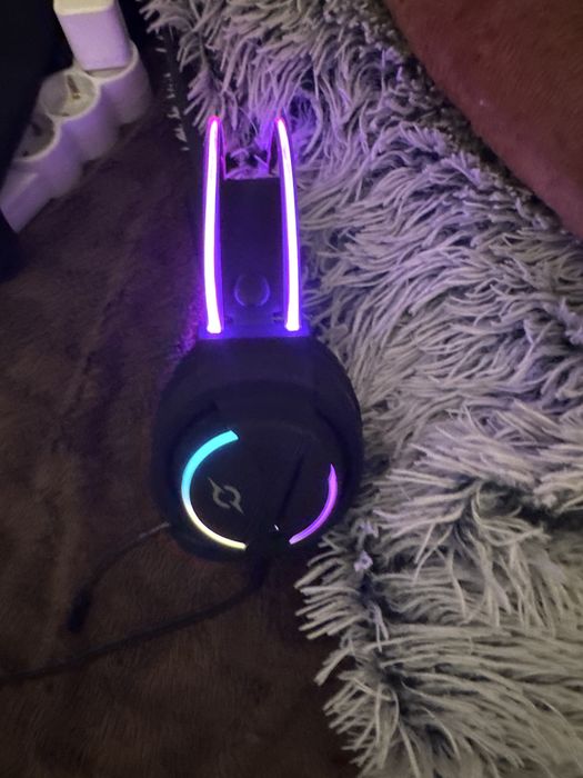 Casti Gaming Aqirys Cygnus, USB, 7.1 surround, Microfon, Negru