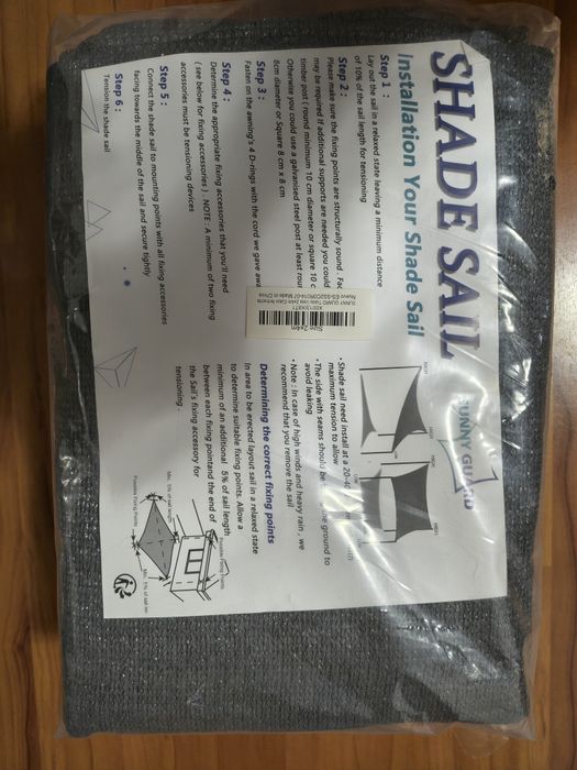 Copertina/parasolar/umbrar 4x2 m