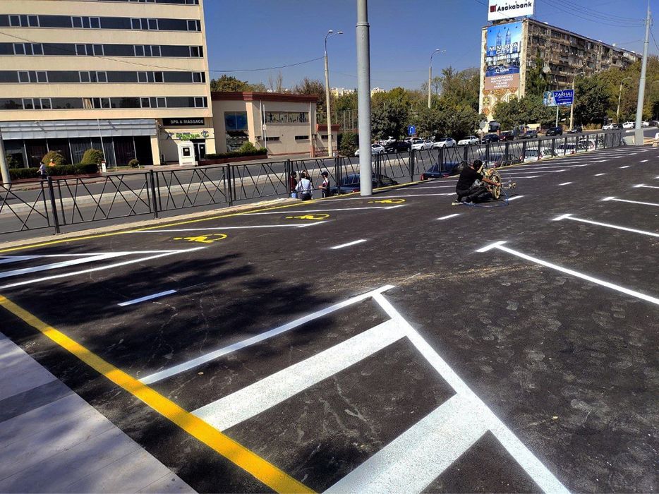 Разметка дорожная.Razmetka.Chizma.Стоянки,дороги,пешеход и тд