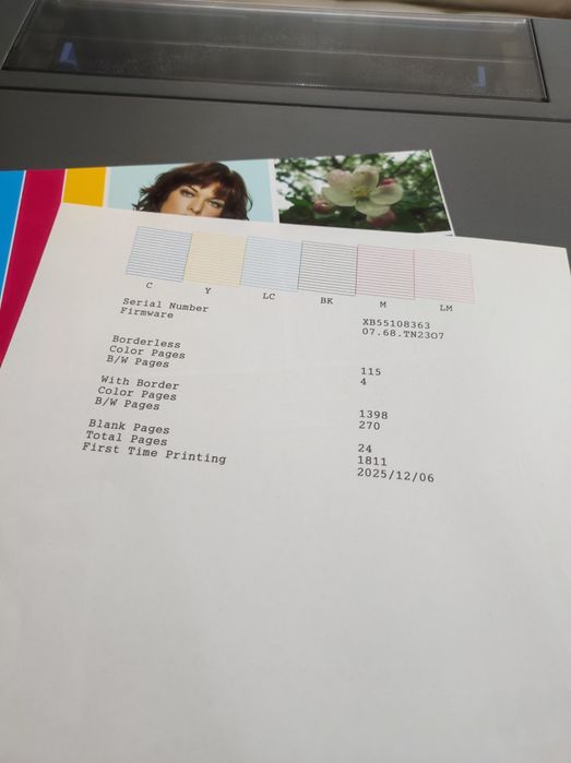 Цветной принтер epson l8050
