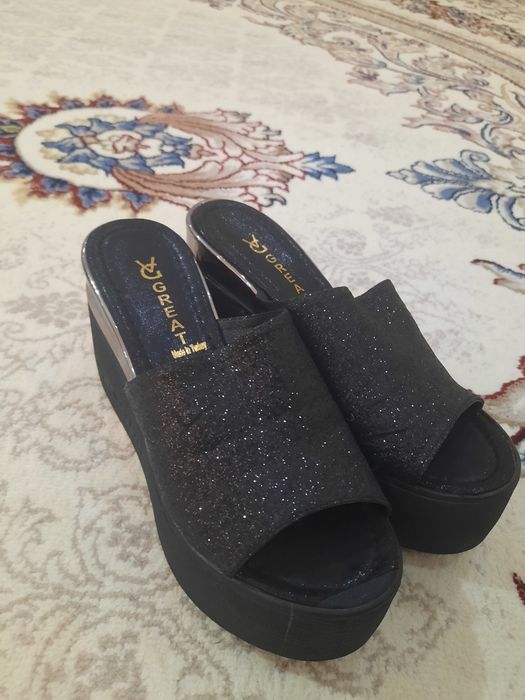 Новые тапочки на платформе