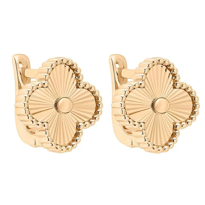 Золото серьги ван клив