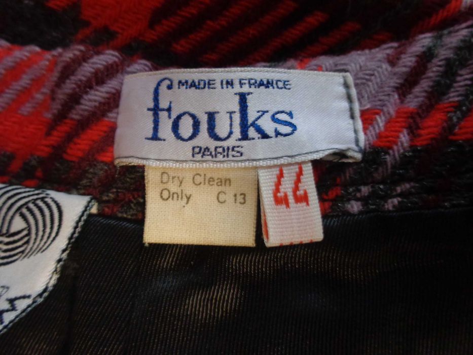 Fusta vintage Fouks carouri marimea 44