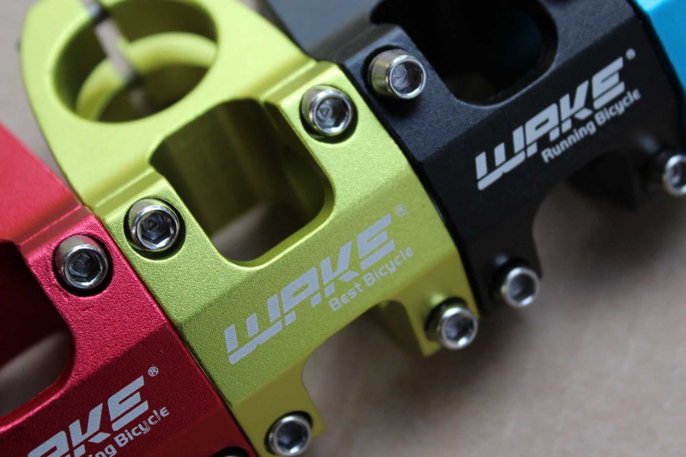 Pipe MTB Wake 45mm / 31.8mm - negru, verde, rosu, albastru, auriu