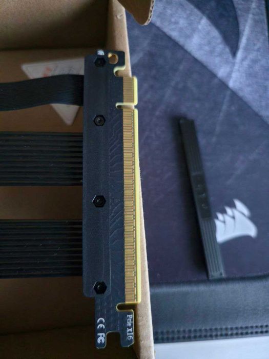 Riser PCIe 5.0 x16, 200mm, JEYI Black