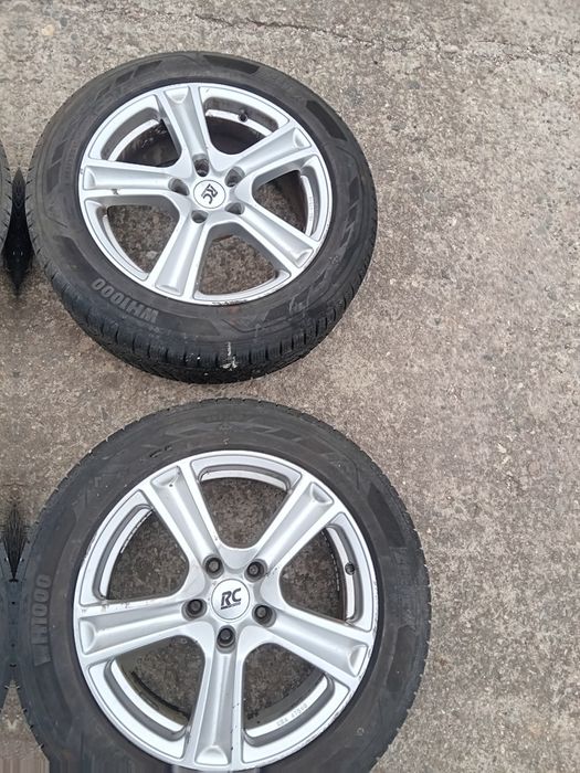 Ляти джанти 17ки нисан мазда с нови зимни гуми 225/55/17 8Mm