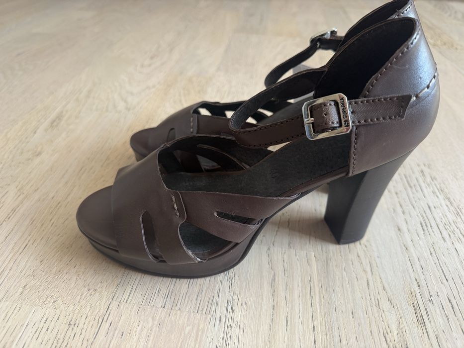 Sandale piela Superga