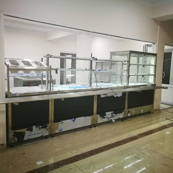 Линия раздачи из нержавейки