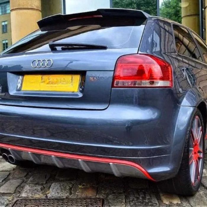 Спойлер за багажник за Audi A3 8P 3 врати (2003–2012) – черен гланц