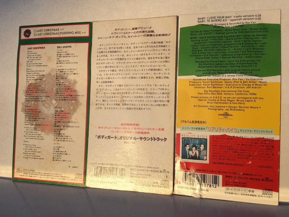 CD Muzica Whitney Houston, George Michael, B Mountain compact disc 8cm