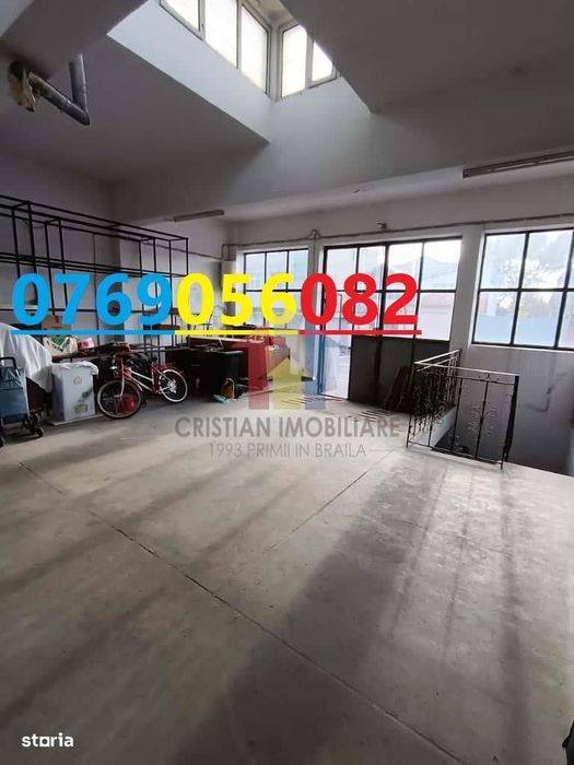 Hala 190 mp, D+P din boltari, zona Centrala ,artera circulata