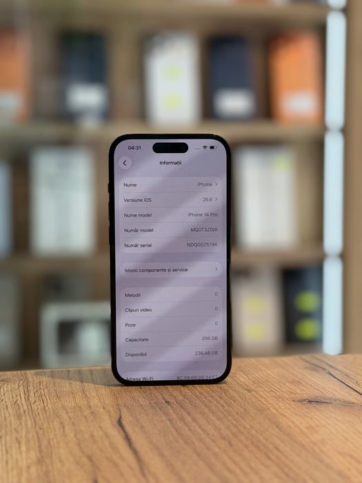 iPhone 14 Pro 256b/Baterie100%/Garantie 12 luni @atsgsm.ro