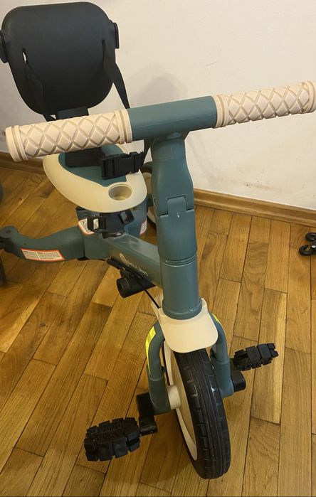 Tricicleta pentru copii Petite&Mars Turbo Verde 5 in 1