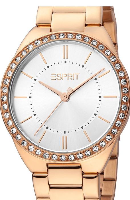 Иноксов часовник с кристали ESPRIT