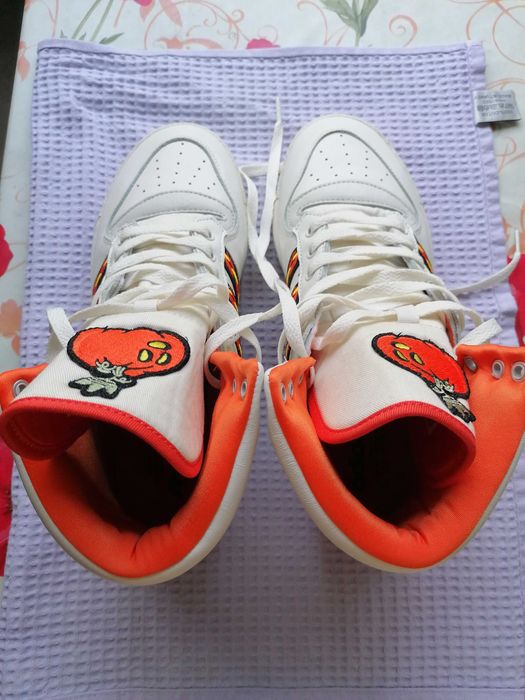 Зимни кожени кецове Адидас