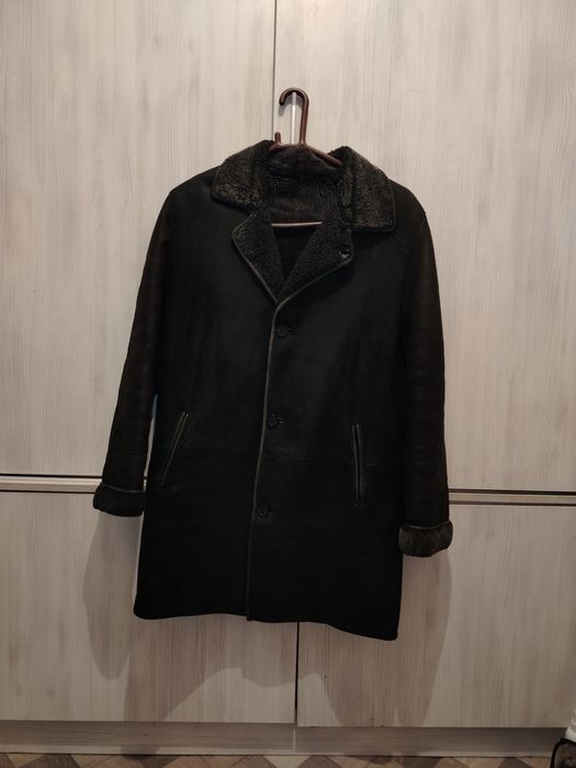 Мужская дублёнку зимняя