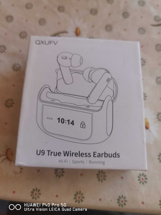 Bluetooth слушалки, Bluetooth 5.4 стерео Hi-Fi, ANC/ENC безжични слушалки за уши