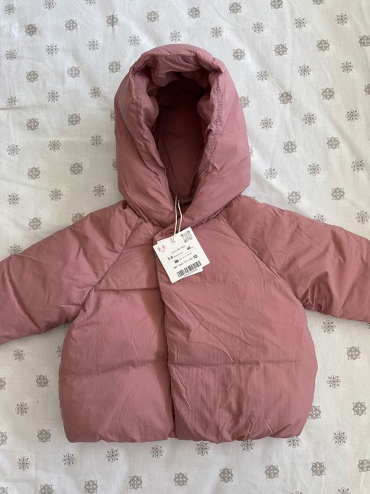 Zara зимно яке за момиче 3-6 месеца