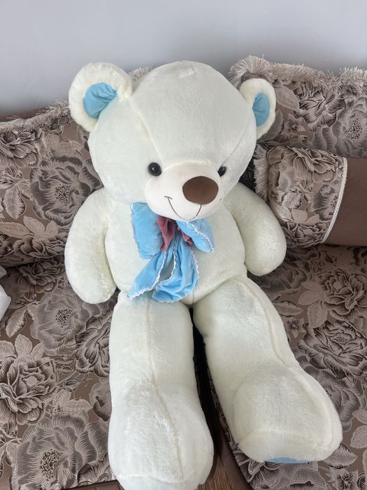 1 метровый белый мишка
