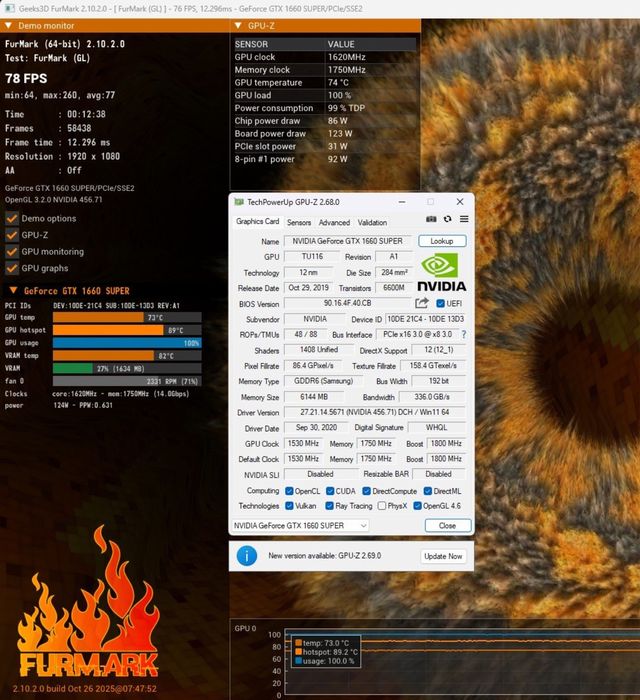 GTX 1660 Super KFA2 видеокарта