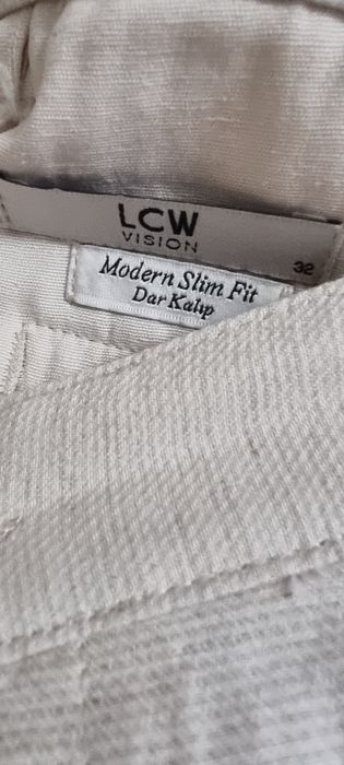 Pantaloni bărbați și. Bumbac și in