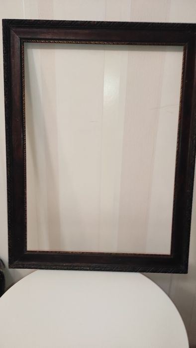 Rama lemn masiv nuc cca 1930, stil neoclasic /neobaroc