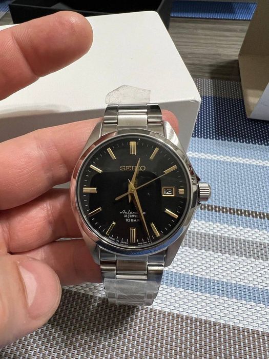 Часы Seiko  " Automatic Collection" Black dial with silver hands