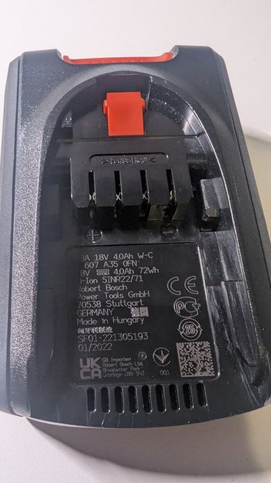 Аккумулятор BOSCH PBA 18V 4.0Ah PowerPlus