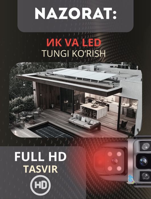 camera kamera 4G smart camera kuzatuv kamerasi