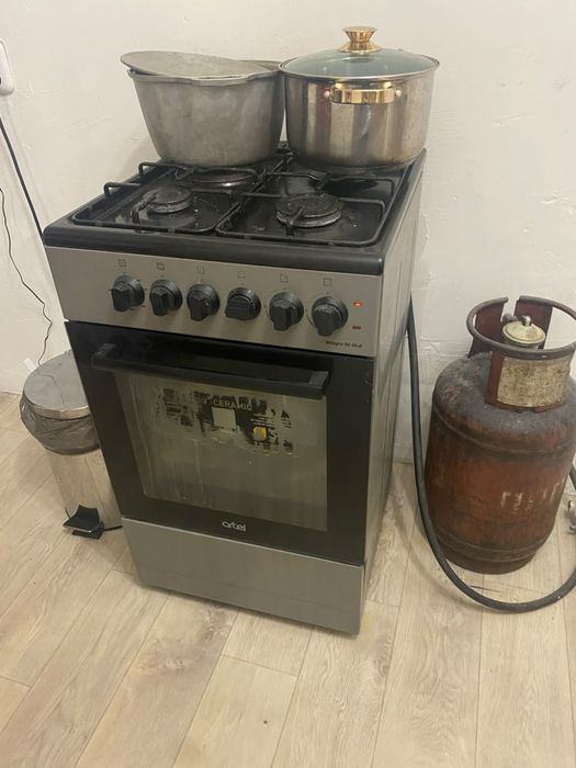 Газ плита  с газ балоном