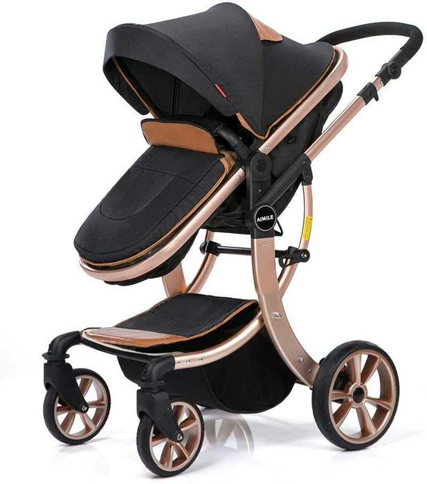 Carucior de copii 3 in 1 Visoli negru