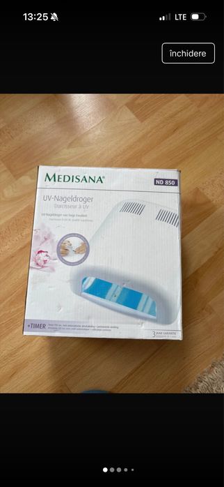 Uscator de unghii Medisana